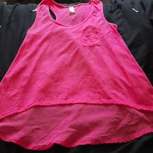 Pink tank top